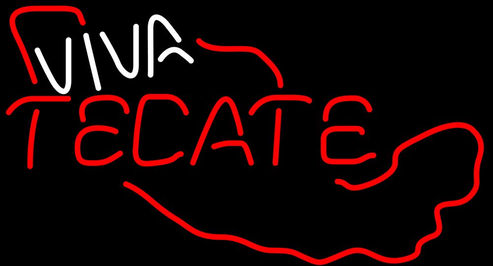 Viva Tecate Neon Sign